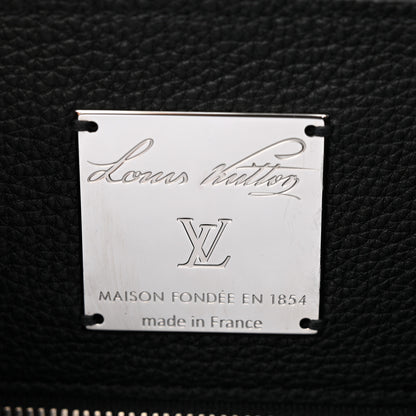 Louis Vuitton Millesime Calfskin Georges Tote MM Black 7 of 13