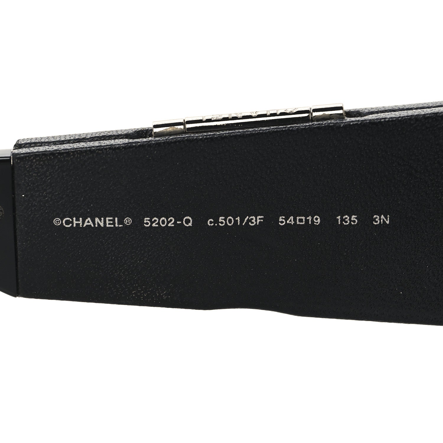 Chanel Lambskin Quilted CC Mirror Sunglasses 5202-Q Black 6 of 8