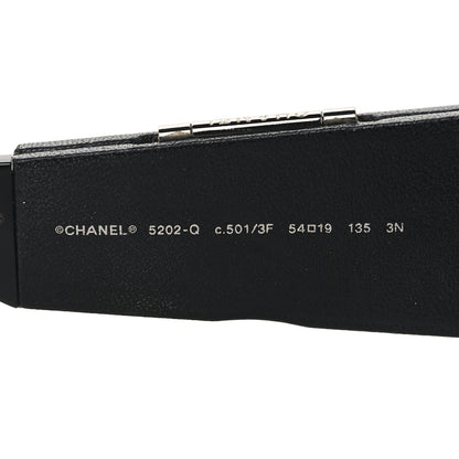 Chanel Lambskin Quilted CC Mirror Sunglasses 5202-Q Black 6 of 8