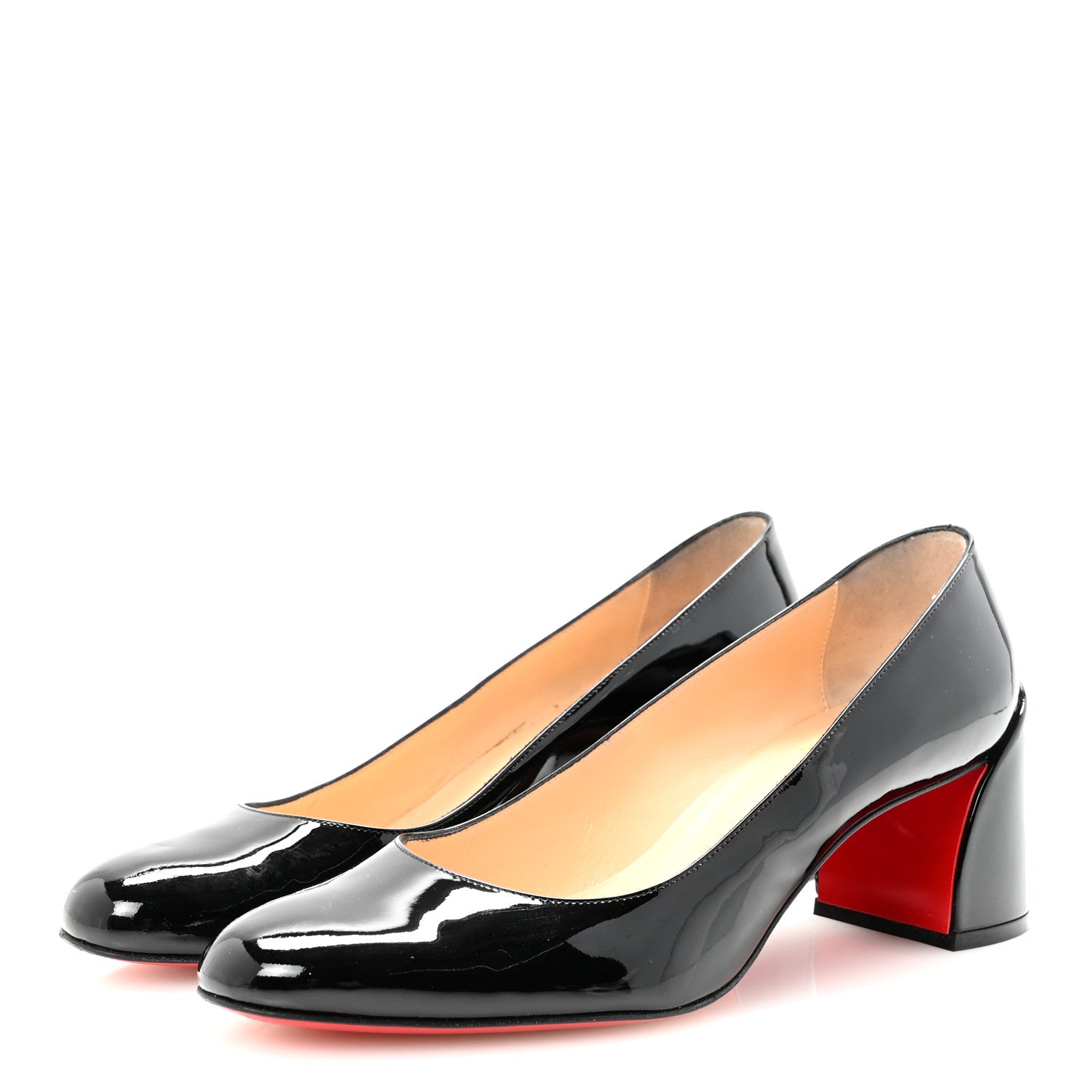 Christian Louboutin Patent Calfskin Miss Sab 55 Pumps 40 Black 4 of 9