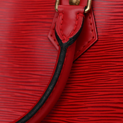 Louis Vuitton Epi Speedy 25 Castillan Red 12 of 12