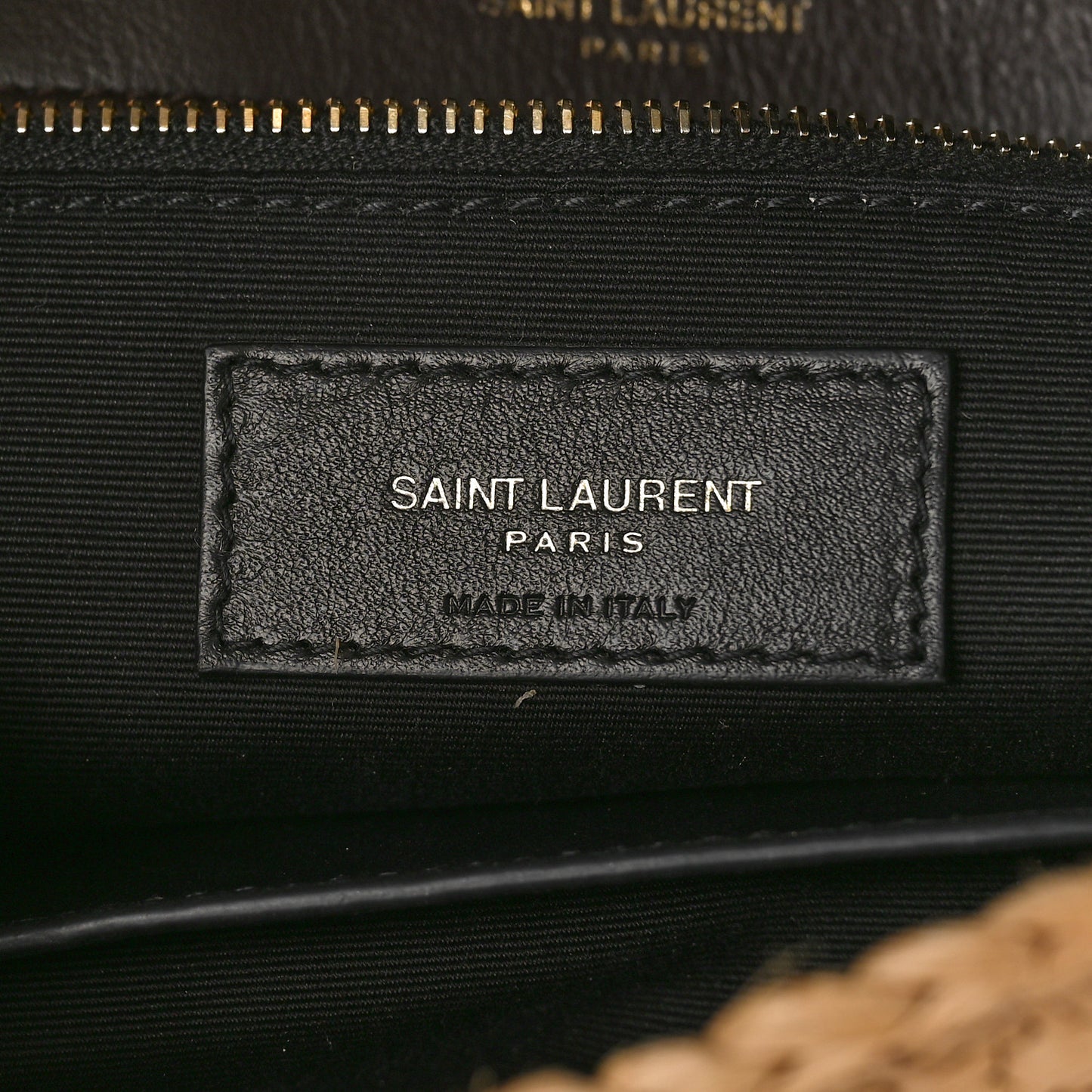 Raffia Calfskin Monogram Medium Niki Chain Satchel Natural