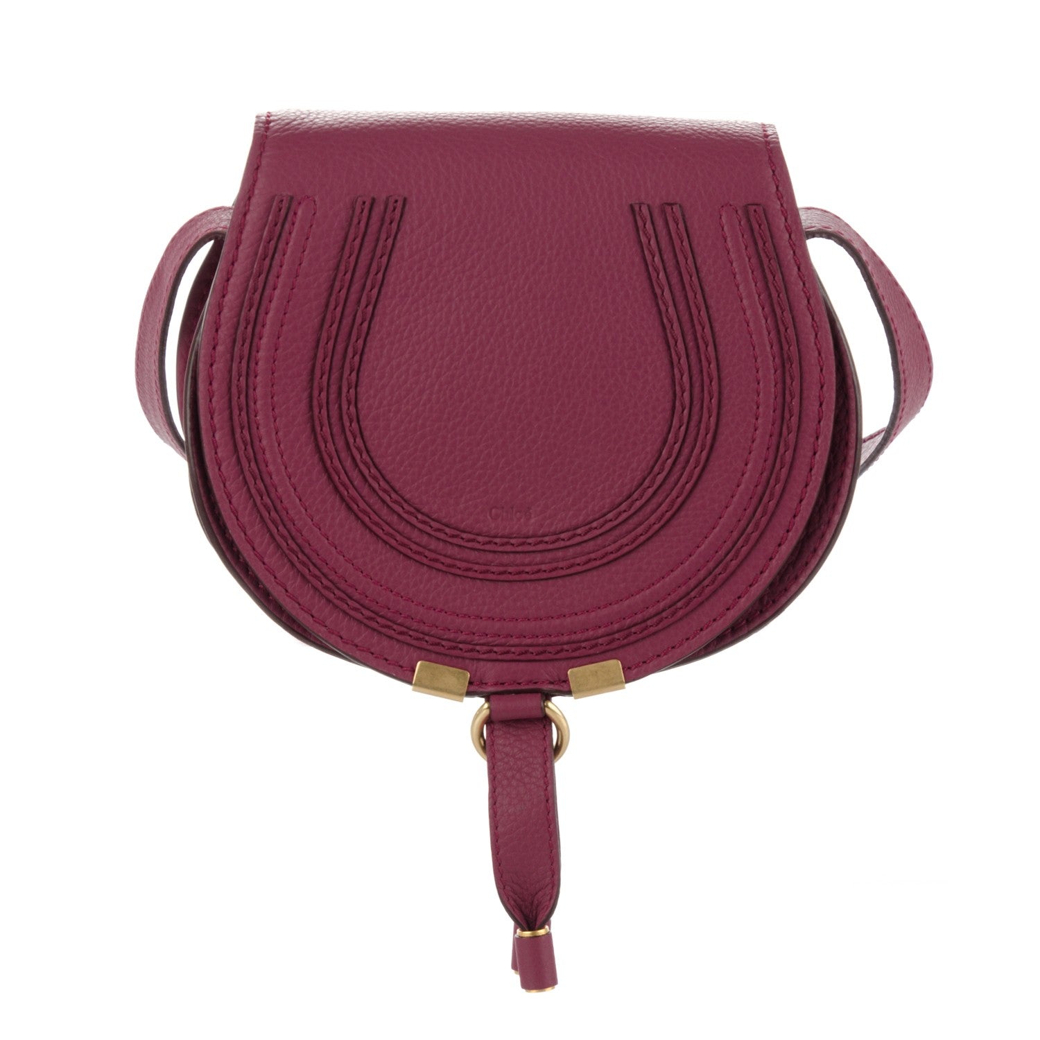 Chloe Calfskin Mini Marcie Round Crossbody Bag Dreamy Pink 1 of 8