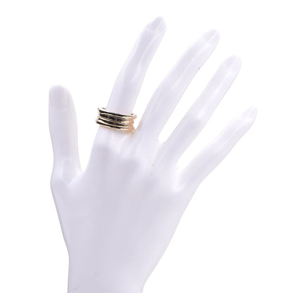 Bulgari 18K Yellow Gold B.Zero1 Three-Band Ring 56 7.5 2 of 5