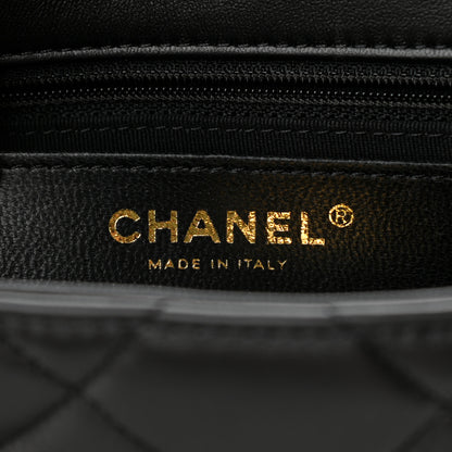 Chanel Lambskin Quilted Large CC Funky Town Flap Black 6 of 10