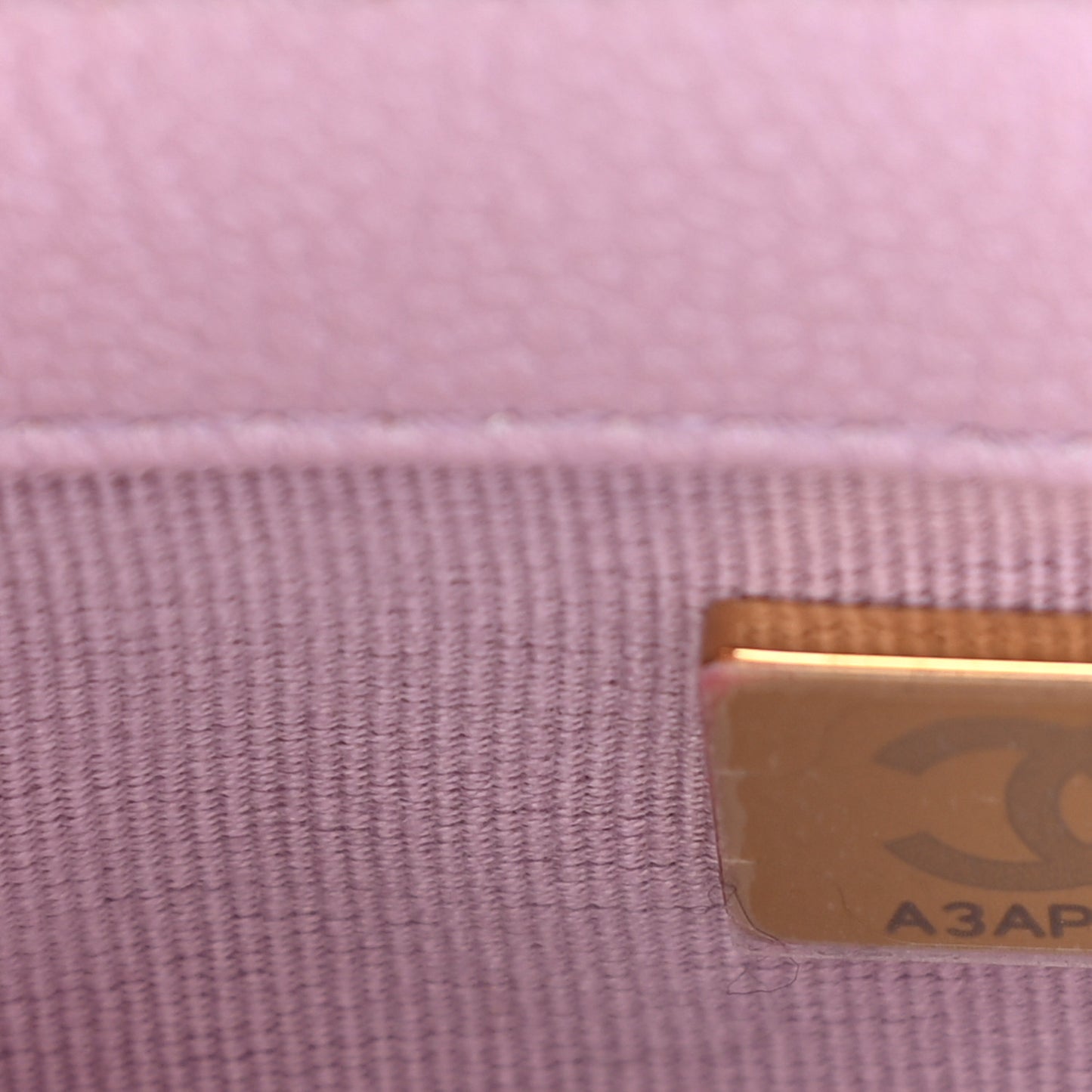 Iridescent Caviar Quilted Mini My Perfect Flap Pink