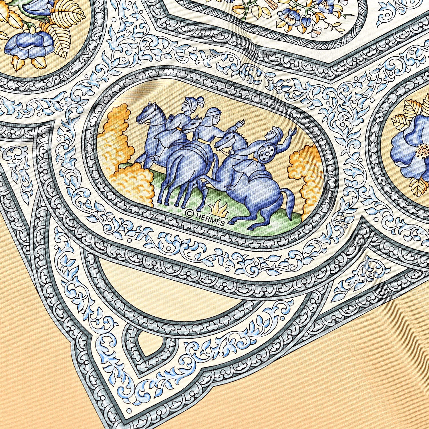 Hermes Silk Qalamdan Scarf 90 3 of 4