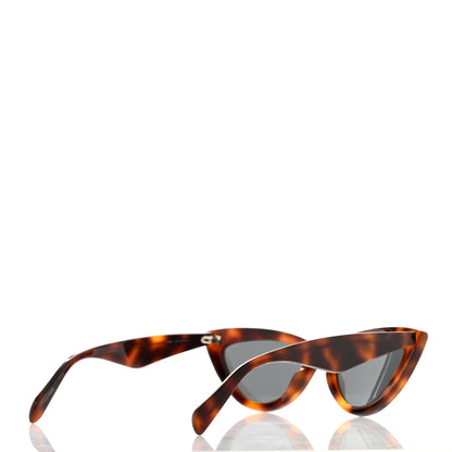 Celine Acetate Cat Eye Sunglasses CL4019IN Tortoise 3 of 6