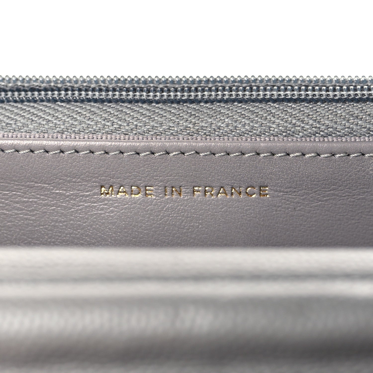 Chanel Caviar Quilted Wallet On Chain WOC Grey 7 of 11
