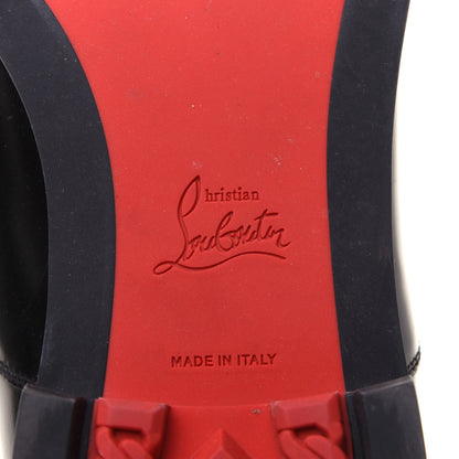 Christian Louboutin Calfskin Abrasivato Mens Alpha Pointe Spikes Flat Sneakers 43.5 Black 2 of 10
