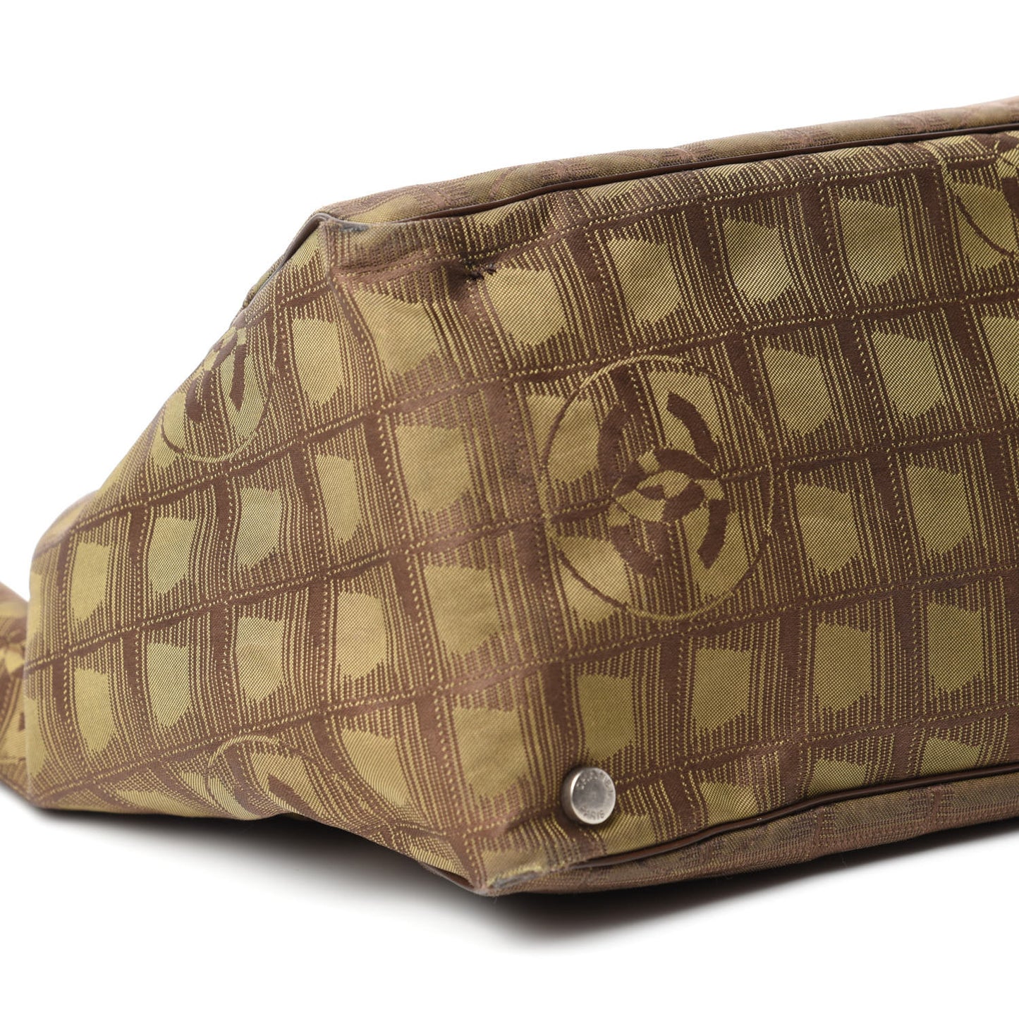 Nylon Medium Travel Tote Khaki