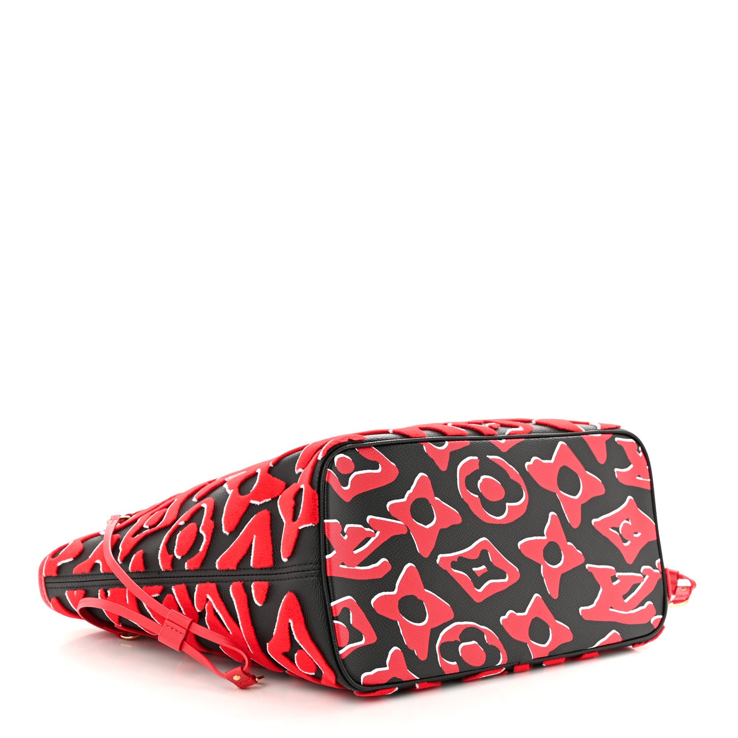 X UF Tufted Monogram Neverfull MM Black Red