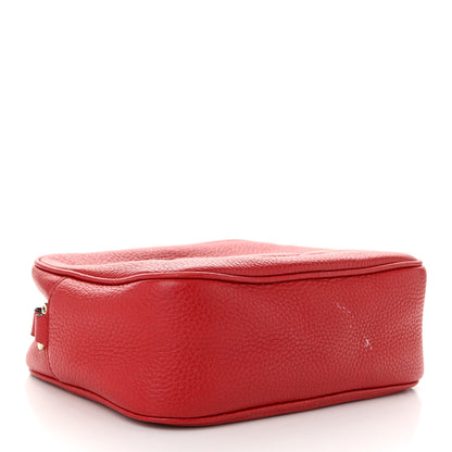 Gucci Pebbled Calfskin Small Soho Disco Bag Vibrant Red 4 of 12