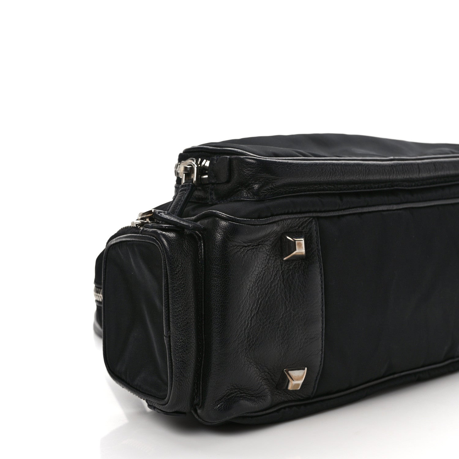Prada Tessuto Nylon Shoulder Bag Black 6 of 7