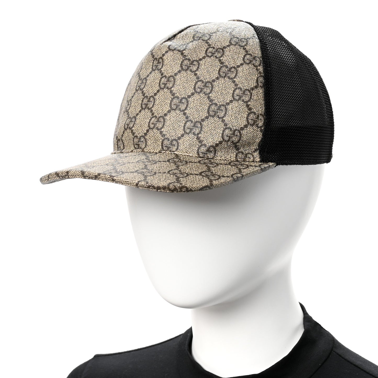 GG Supreme Monogram Baseball Hat L 59 Beige