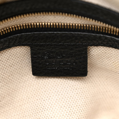 Gucci Pebbled Calfskin Medium Soho Chain Shoulder Bag Black 6 of 10