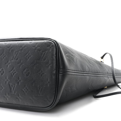 Louis Vuitton Empreinte Monogram Giant Neverfull MM Black 10 of 12