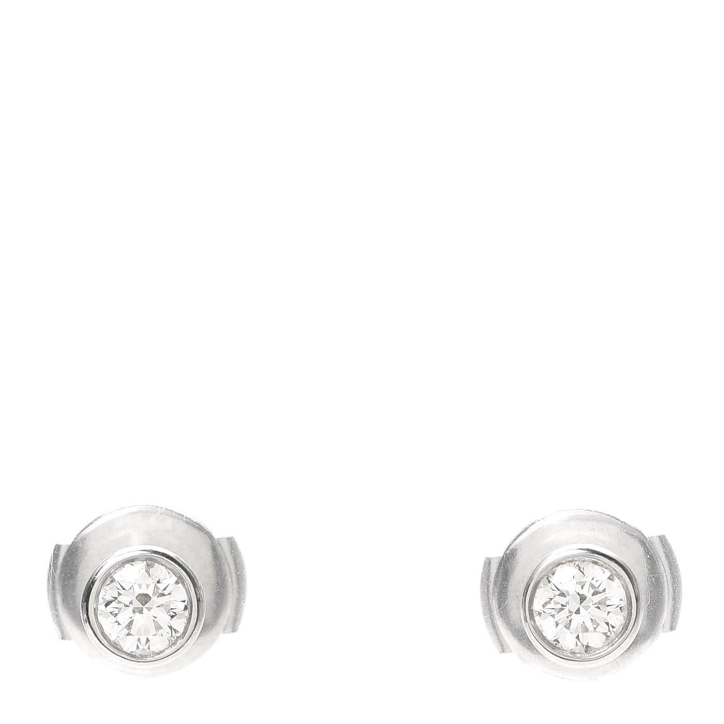 Platinum Diamond .40ctw Elsa Peretti Diamonds By The Yard Earrings