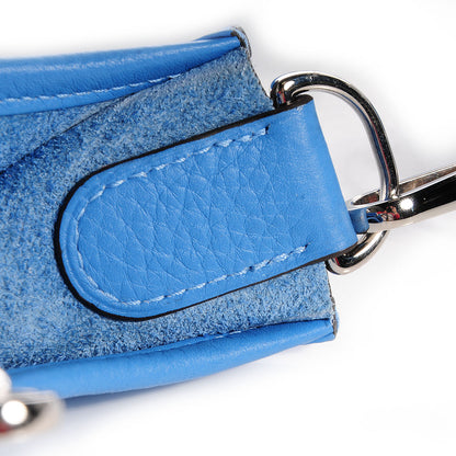 Hermes Taurillon Clemence Evelyne III GM Bleu Paradis 15 of 16