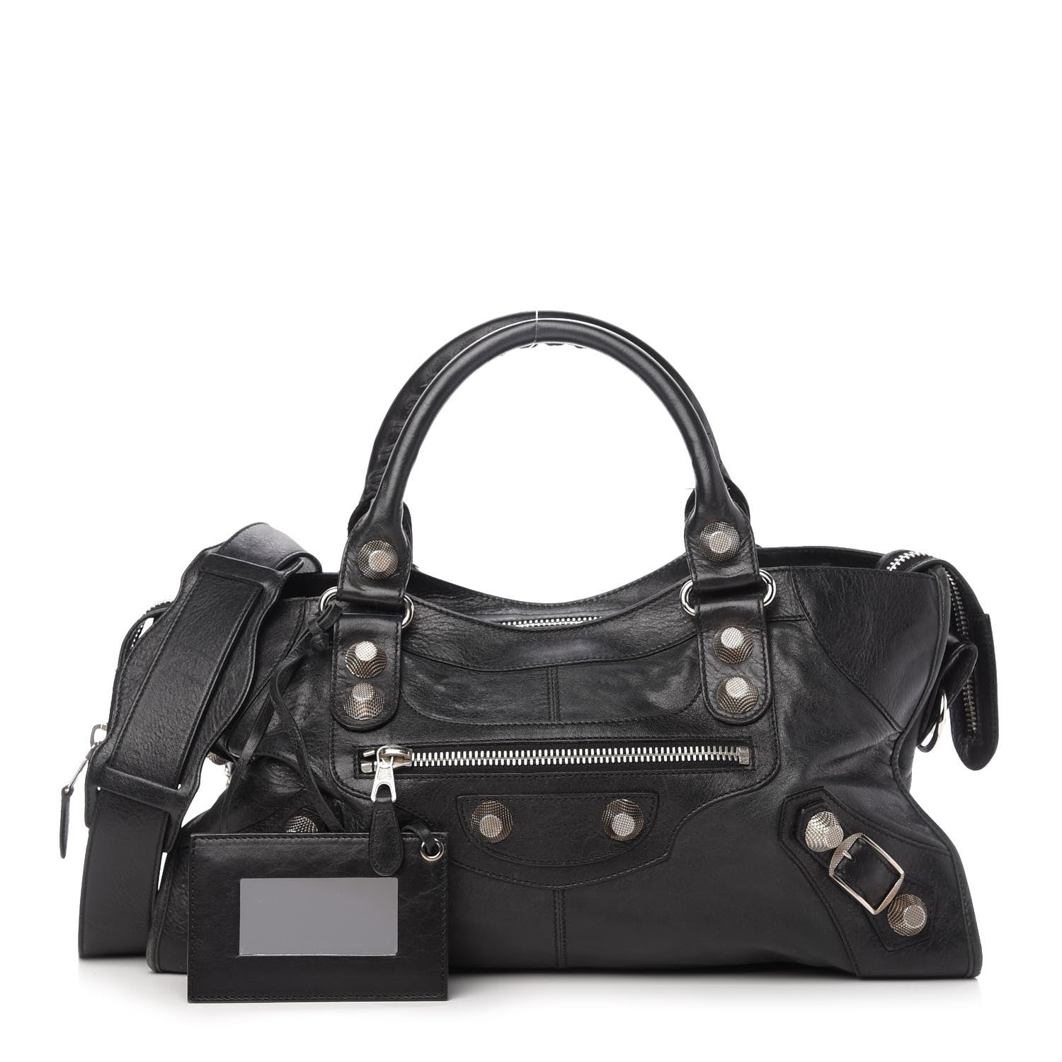 Balenciaga Agneau Giant 21 Silver Hardware Part Time Black 1 of 11