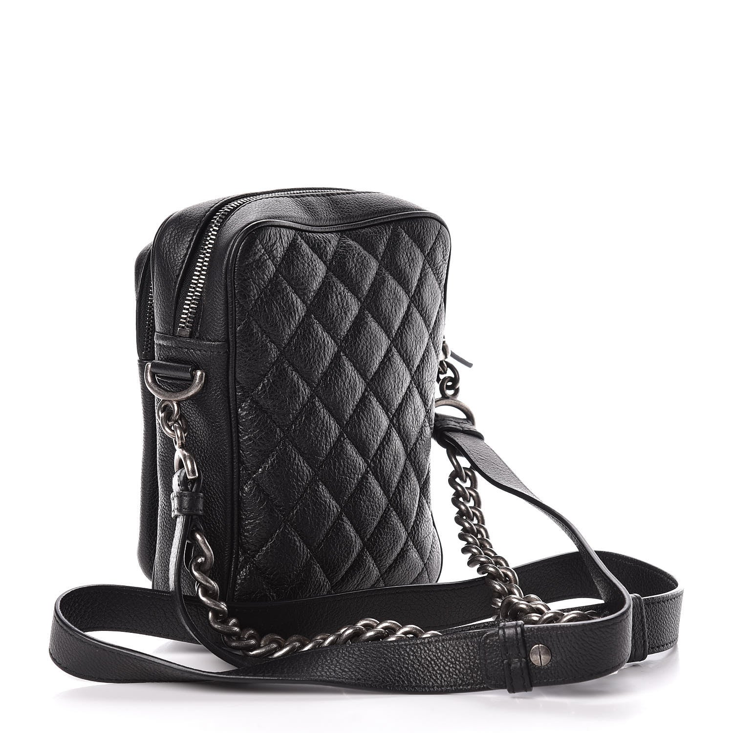 Chanel Calfskin Camera Case Black 3 of 10