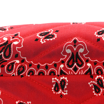 Saint Laurent Cotton Bandana Y Quilted Monogram Toy Loulou Crossbody Bag Red 15 of 16