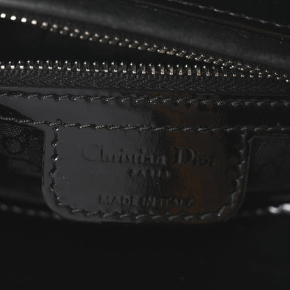 Christian Dior Patent Cannage Medium Lady Dior Black 6 of 10