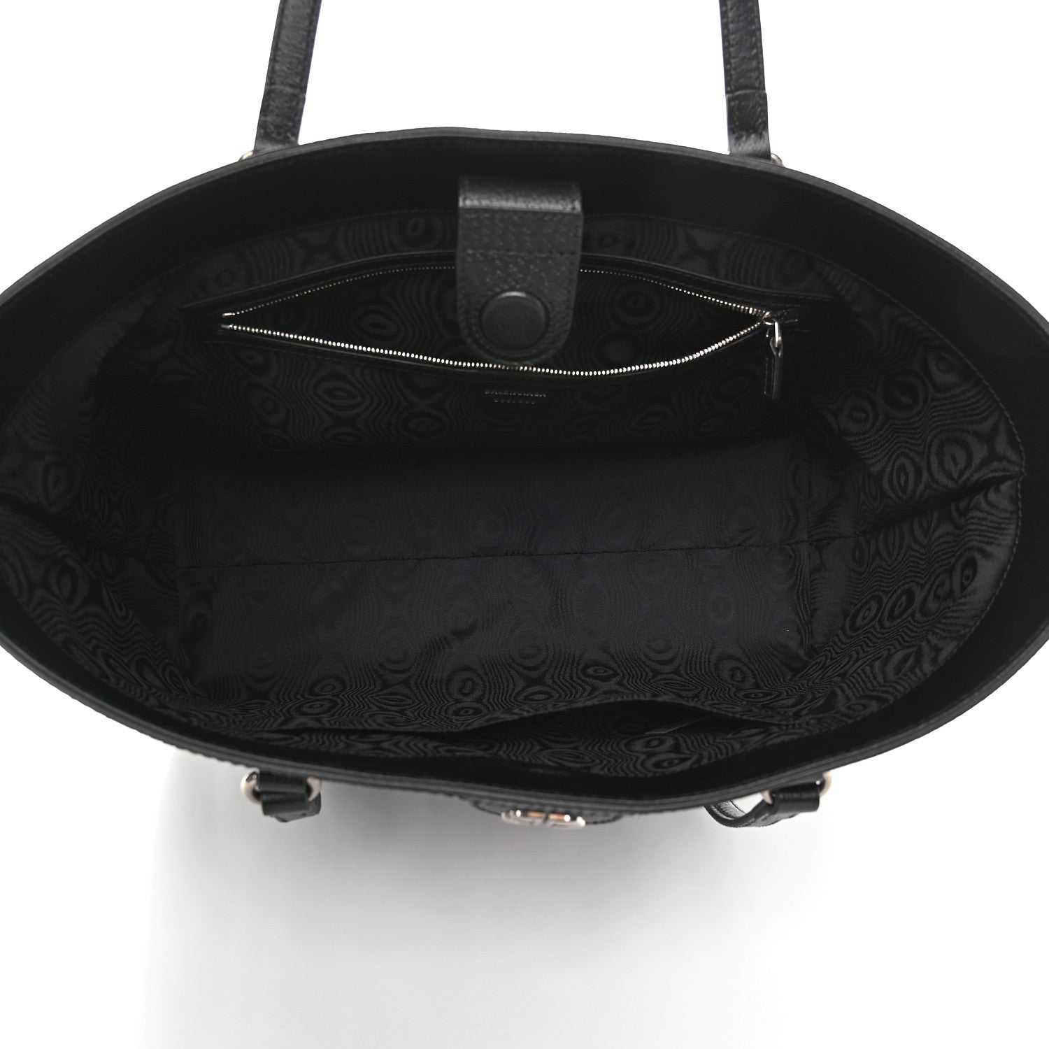 Gucci X BALENCIAGA BB Monogram Web Graffiti Medium Ophidia Shopping Tote Black 5 of 9
