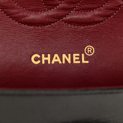 Chanel Lambskin Quilted Medium Double Flap Dark Brown 6 of 16