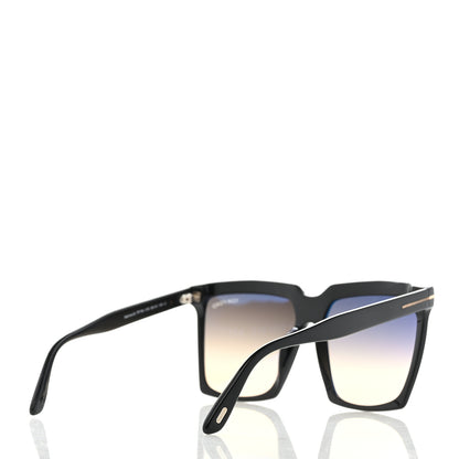 Tom Ford Acetate Sabrina Square Sunglasses TF764 Black 4 of 6