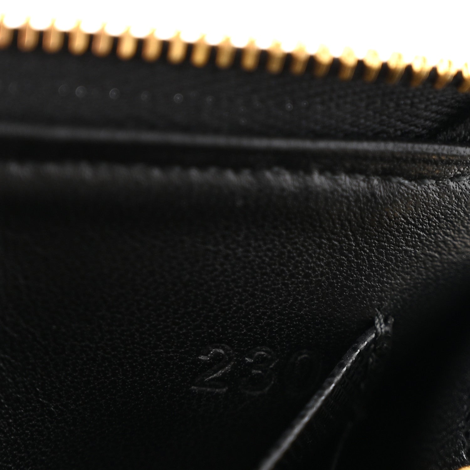 Prada Saffiano Metal Zip Around Keychain Black 7 of 9