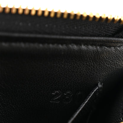 Prada Saffiano Metal Zip Around Keychain Black 7 of 9