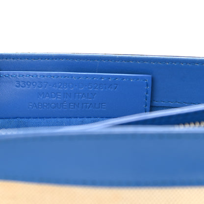 Balenciaga Cotton Canvas Pochette Crossbody Bag Bleu Pacifique 7 of 11