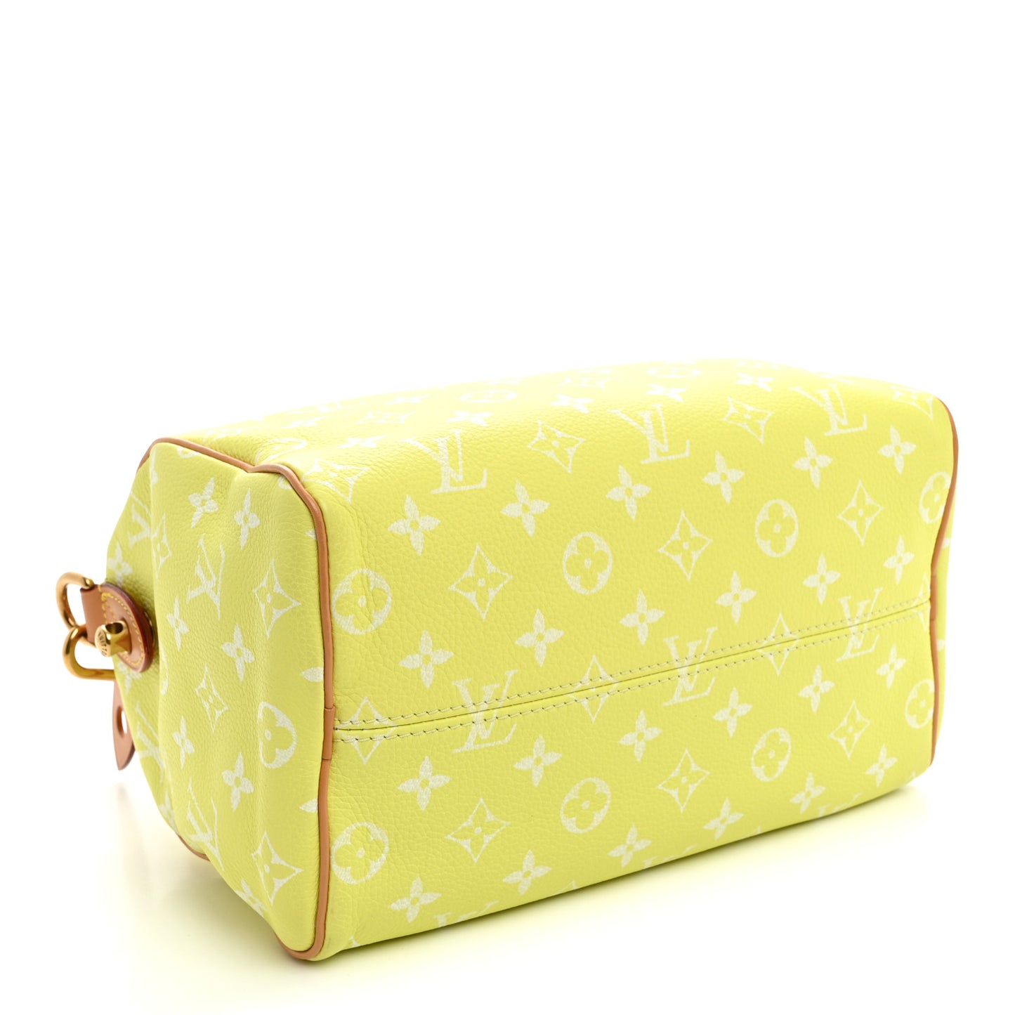Calfskin Monogram Speedy P9 Bandouliere 25 Lemonade Yellow