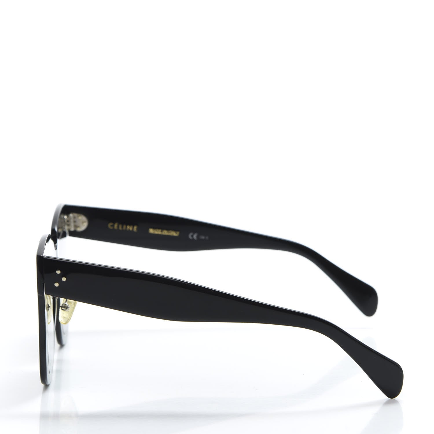 Celine Acetate Kim Sunglasses CL 41444/S Black 3 of 7
