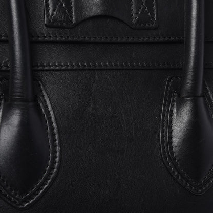 Celine Smooth Calfskin Small Luggage Black 16 of 20