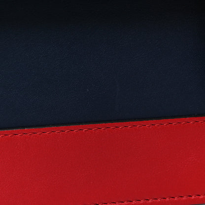 Gucci Moon Calfskin Bamboo Web Medium Dionysus Top Handle Bag Blue Emerald Hibiscus Red 9 of 9