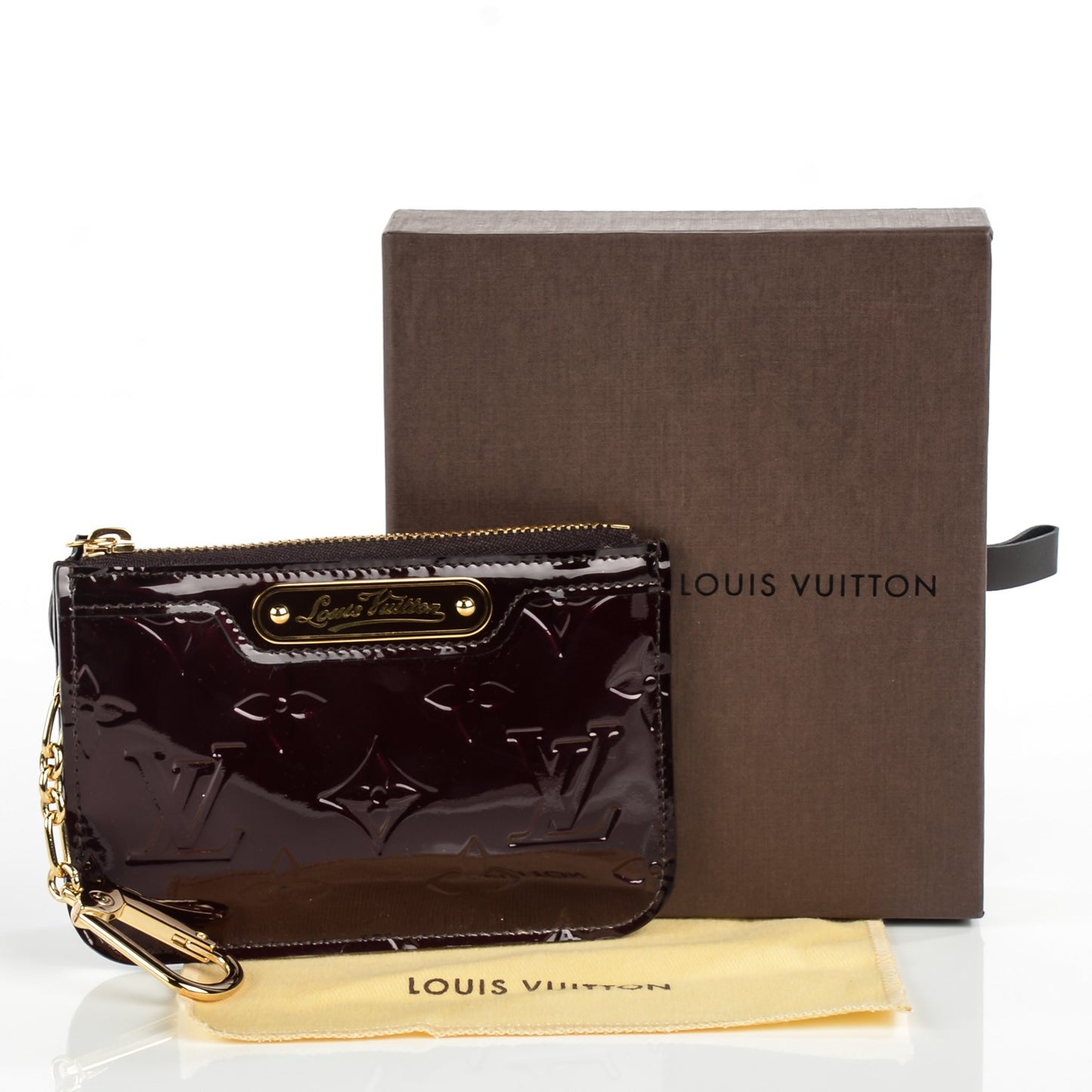 Vernis Key Pouch Amarante
