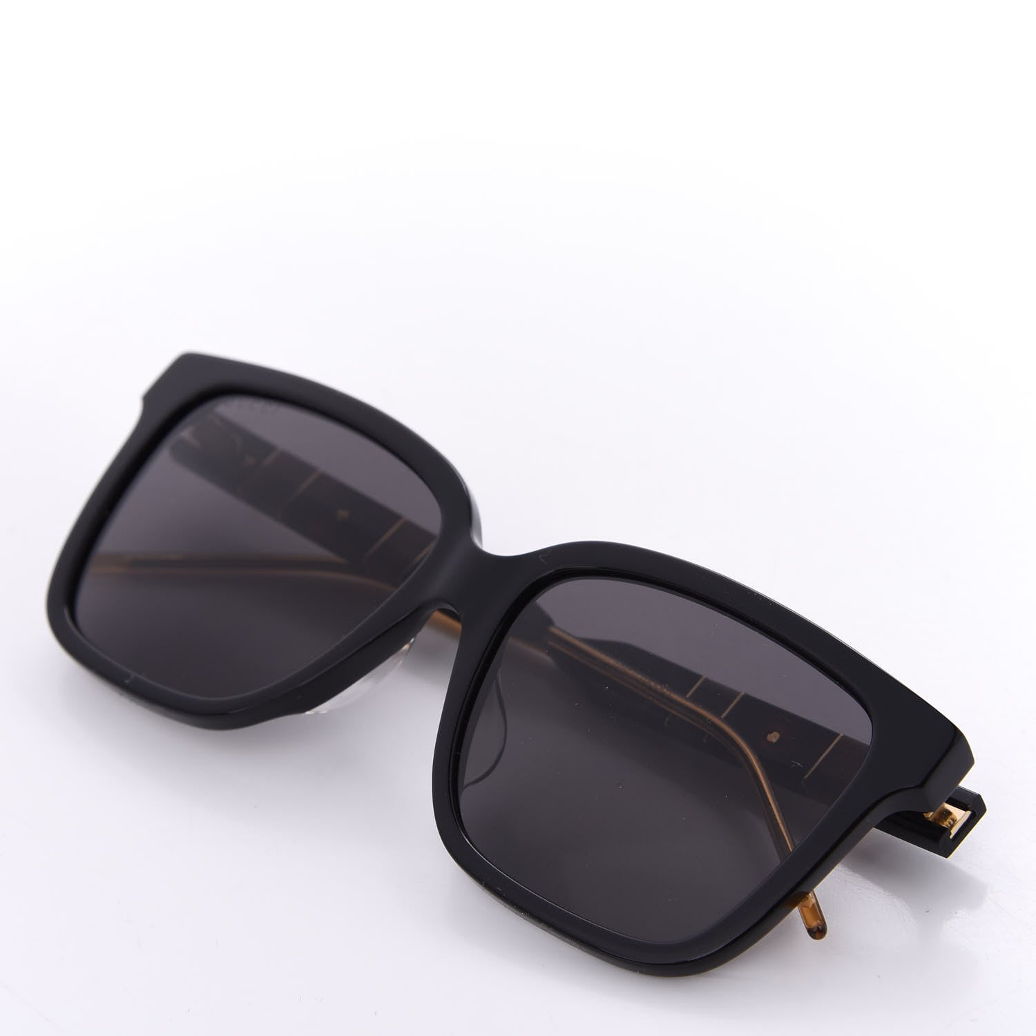 Gucci Acetate Square Sunglasses GG0599SA Black Tortoiseshell Pearlescent 10 of 10