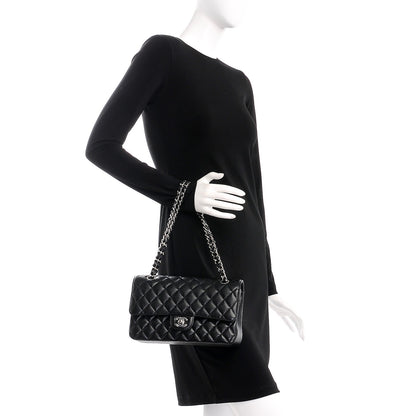 Chanel Caviar Quilted Medium Double Flap Black 3 of 8