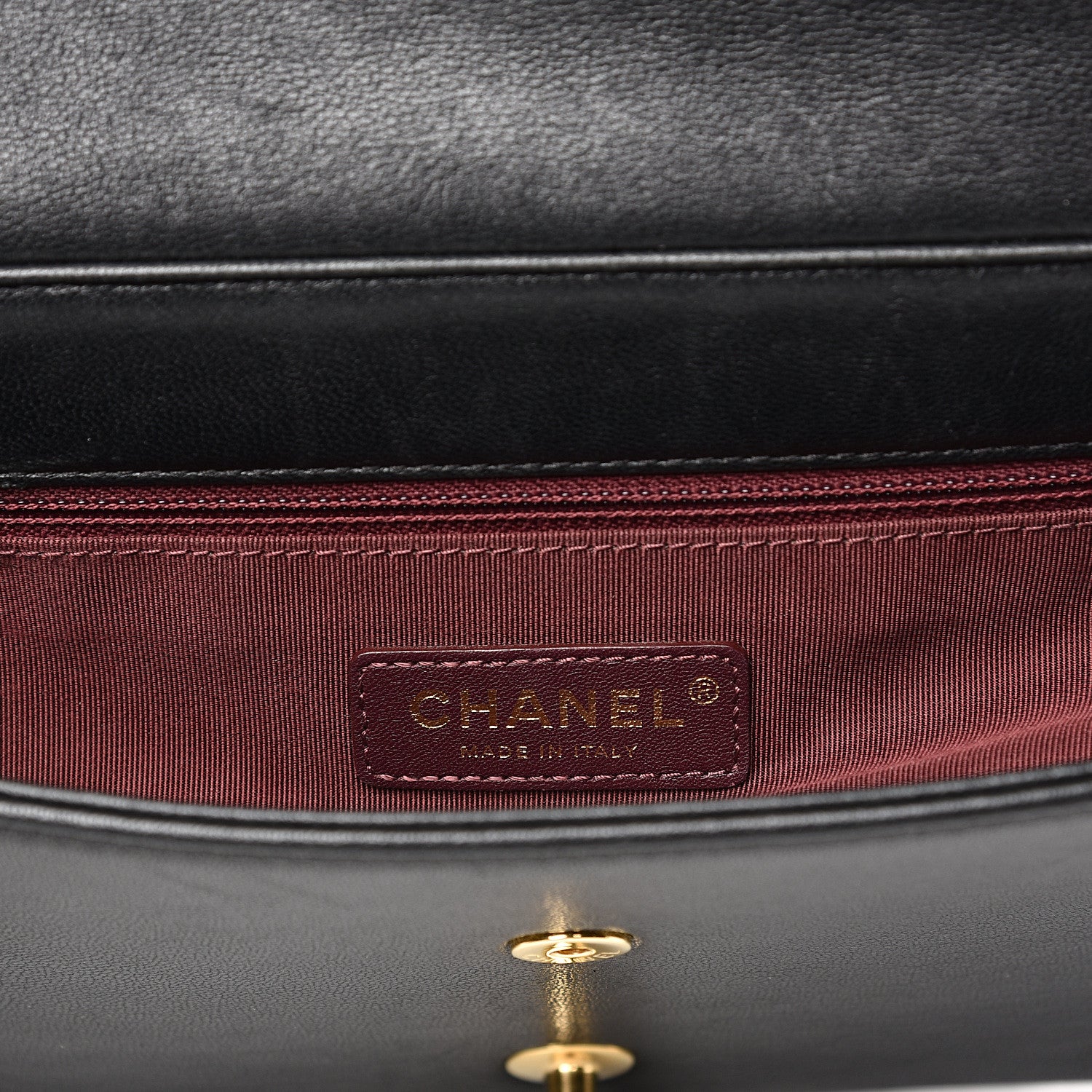 Chanel Sheepskin Quilted Vintage Mademoiselle Flap Black 6 of 22