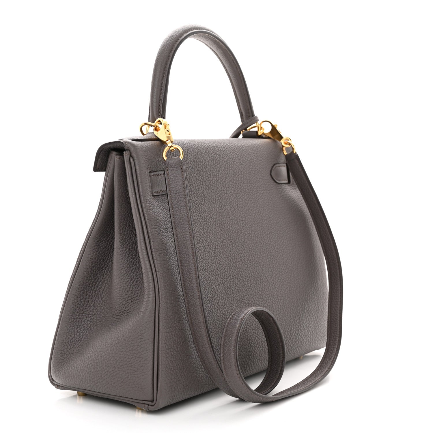 Hermes Togo Kelly Retourne 28 Etain 2 of 11