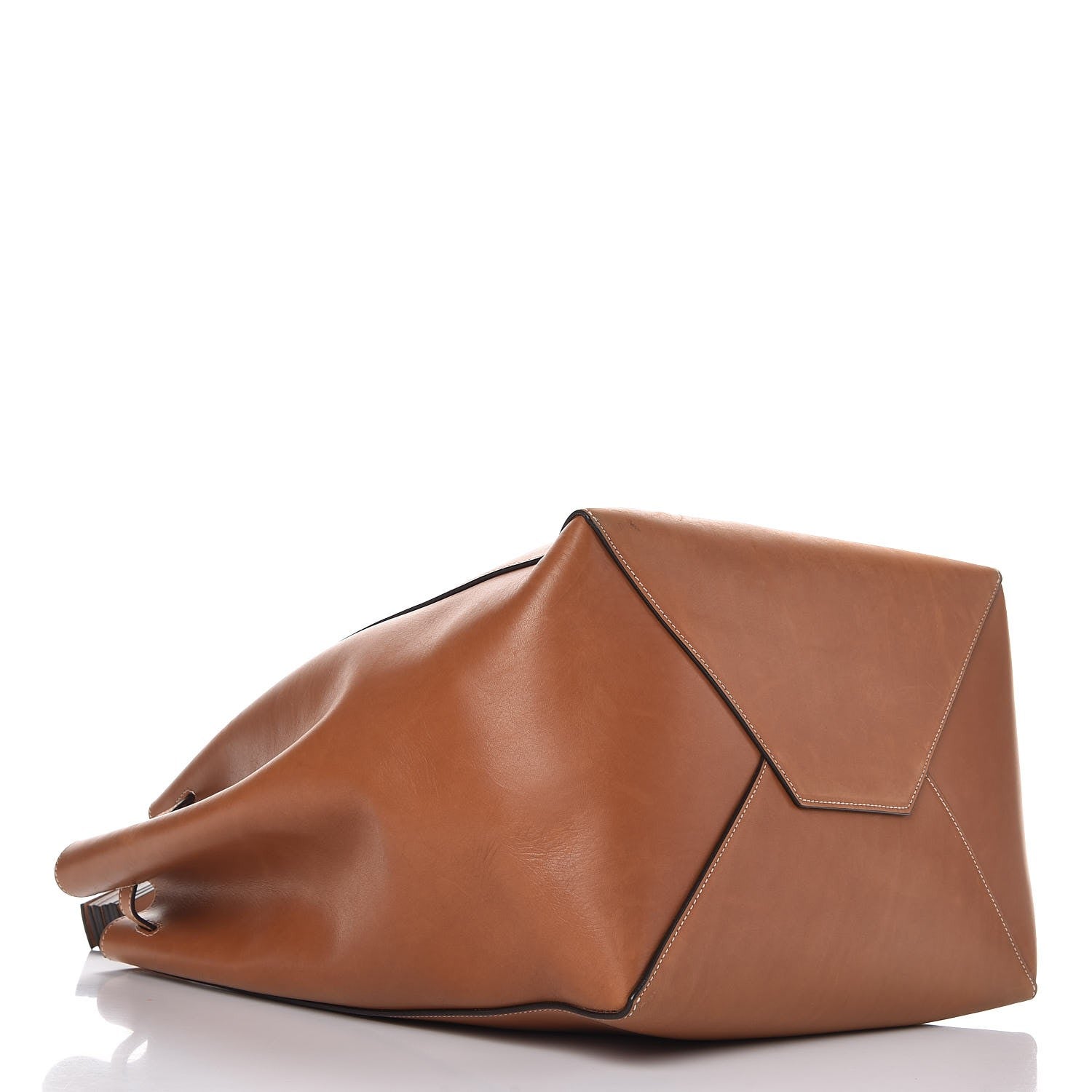 Celine Smooth Calfskin Medium Belt Cabas Phantom Brown 4 of 8