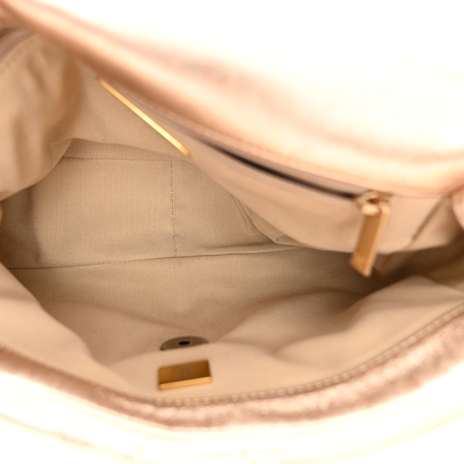 Chanel Metallic Lambskin Quilted Medium Chanel 19 Flap Gold 5 of 12
