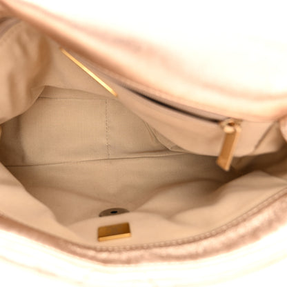 Chanel Metallic Lambskin Quilted Medium Chanel 19 Flap Gold 5 of 12