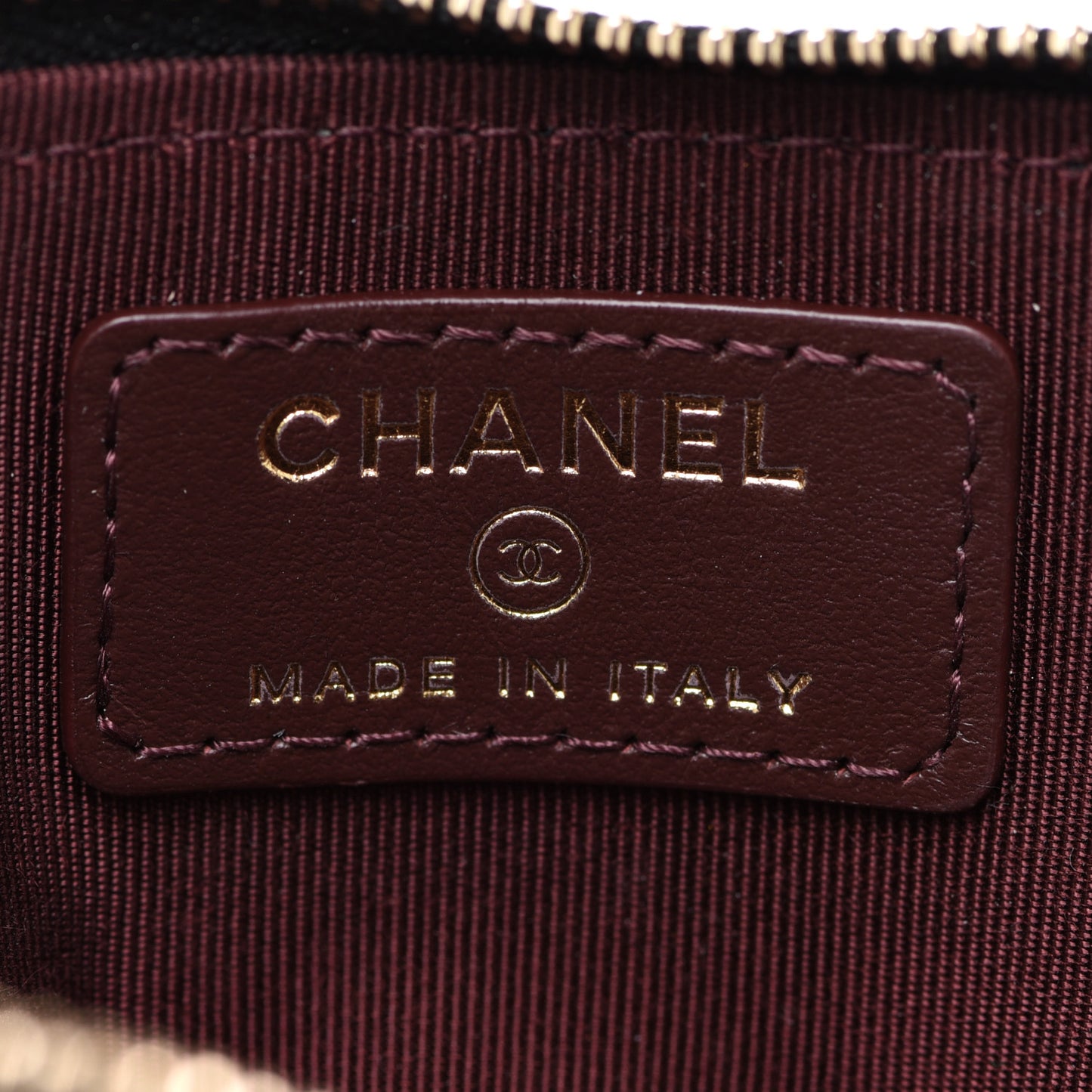 Caviar Quilted Zip Card Holder Wallet Black