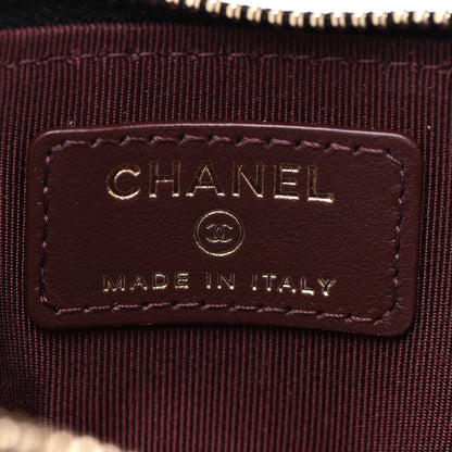 Chanel Caviar Quilted Zip Card Holder Wallet Black 6 of 7