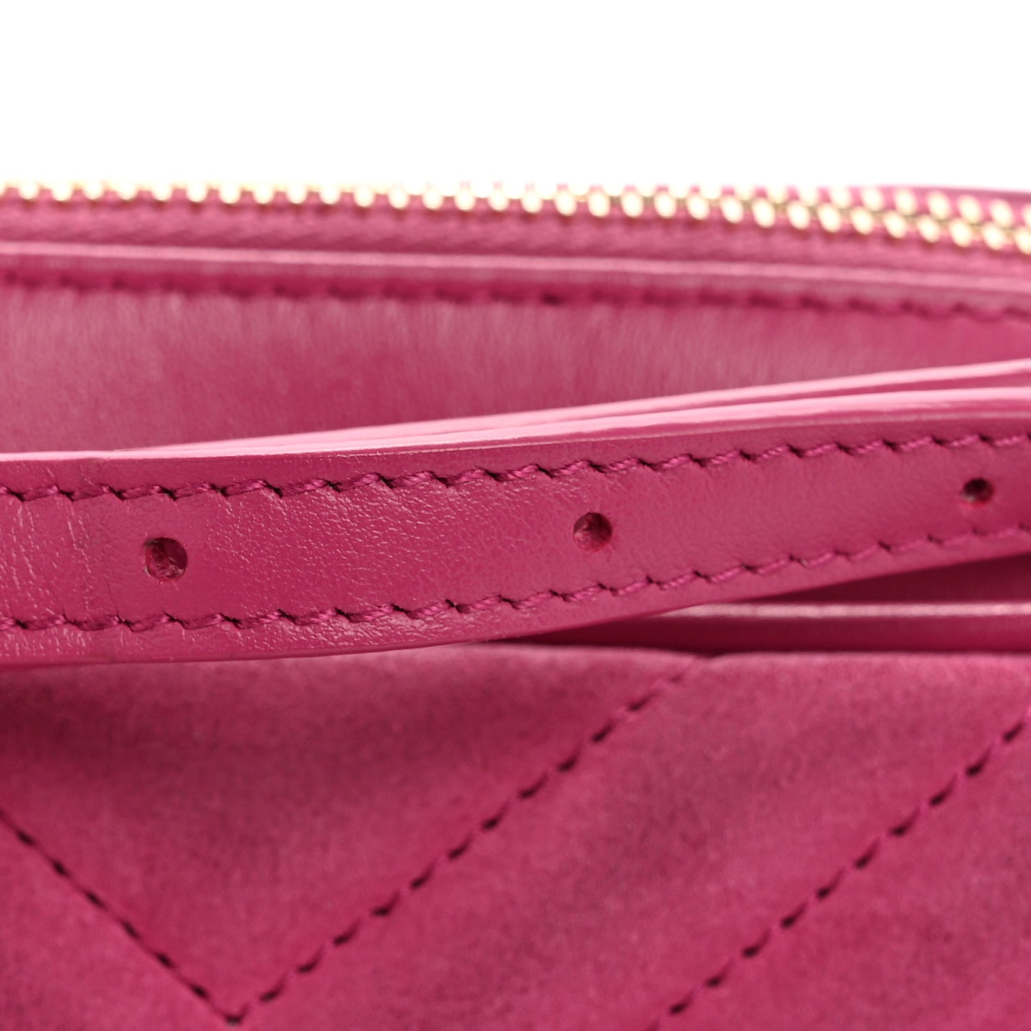 Suede Matelasse Monogram Lou Camera Bag Rose