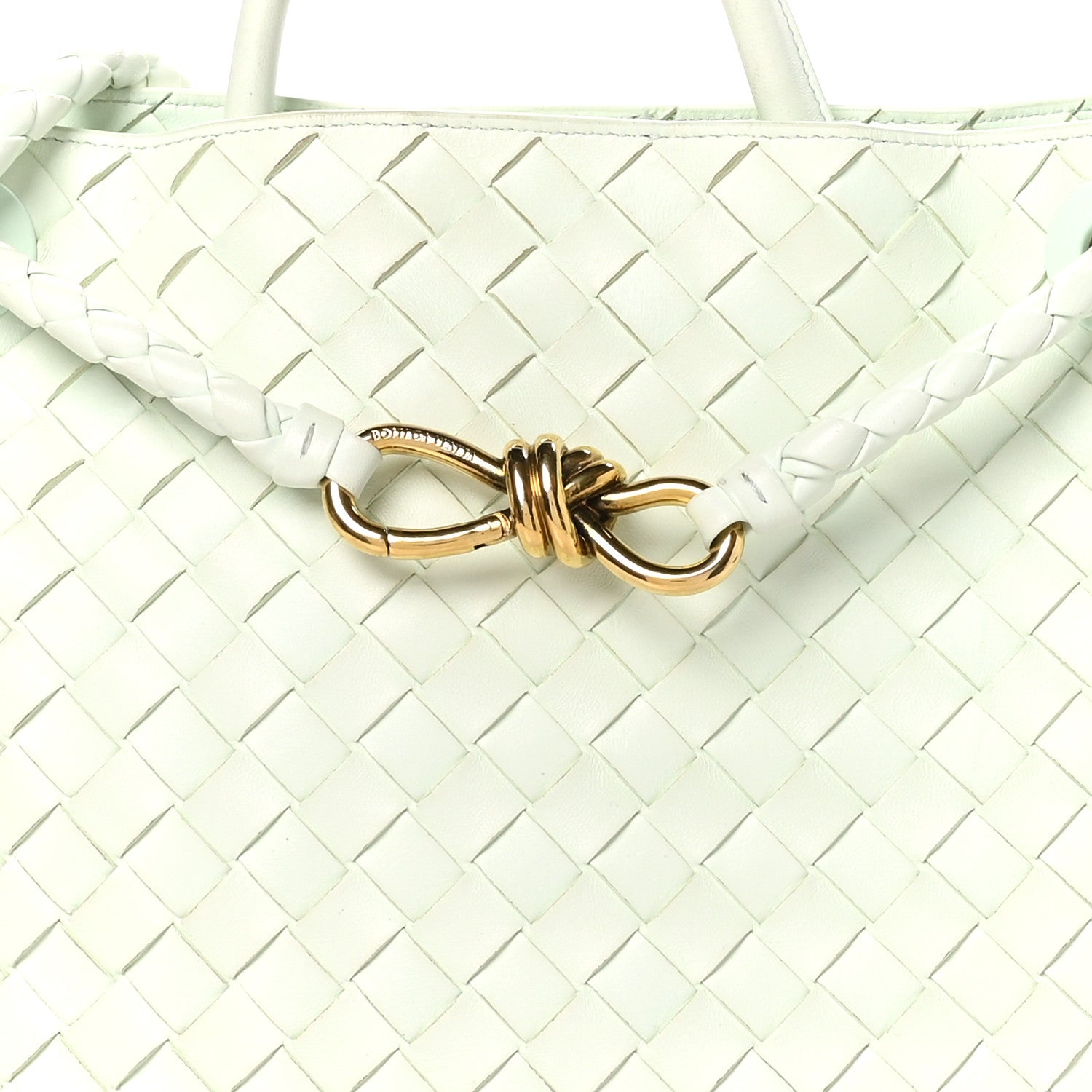 Bottega Veneta Nappa Intrecciato Medium Andiamo Shoulder Bag Glacier 7 of 10