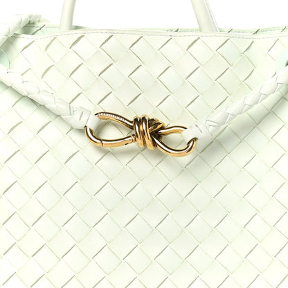 Bottega Veneta Nappa Intrecciato Medium Andiamo Shoulder Bag Glacier 7 of 10